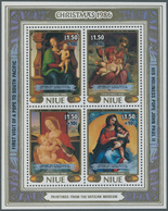 Thematik: Religion / Religion: 1986, NIUE: Christmas Miniature Sheet With Four Different Paintings ( - Altri & Non Classificati