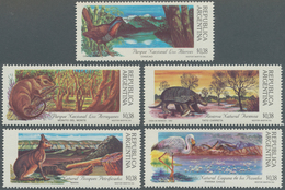 Thematik: Tiere, Fauna / Animals, Fauna: 1992, ARGENTINA: National Parks In Argentina Complete Set O - Sonstige & Ohne Zuordnung