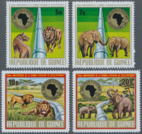 Thematik: Tiere-Elefanten / Animals Elephants: 1975, GUINEA: 10 Years African Bank Of Development Co - Olifanten