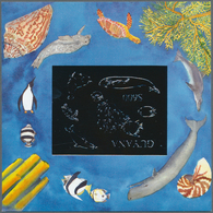Thematik: Tiere-Meerestiere / Animals-sea Animals: 1993, Guyana. Lot Of 100 SILVER Blocks With $600 - Marine Life