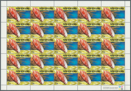 Thematik: Tiere-Meerestiere / Animals-sea Animals: 2004, Papua New Guinea. Lot Of 2,500 Stamps "70t - Maritiem Leven