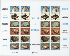 Thematik: Tiere-Meerestiere-Muscheln / Animals-sea Animals-shells: 1985, WALLIS And FUTUNA: Conches - Coquillages