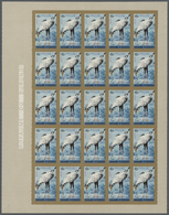 Thematik: Tiere-Vögel / Animals-birds: 1965 (June 10), Burundi. Lot Of 2 IMPERFORATED Sheets Of 25 S - Altri & Non Classificati