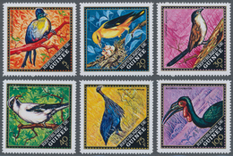 Thematik: Tiere-Vögel / Animals-birds: 1971, GUINEA: Native Birds Complete Set Of Six (NO Airmail St - Andere & Zonder Classificatie