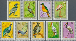 Thematik: Tiere-Vögel / Animals-birds: 1979, BURUNDI: Birds Complete Set Of Nine In A Lot With 180 C - Altri & Non Classificati