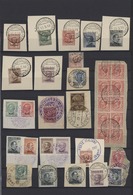 Ägäische Inseln: 1912/1947, Collection/assortment Of Apprx. 340 Stamps On Piece, Each Bearing Clear - Egée