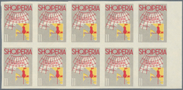 Albanien: 1962, "EUROPA" - Each 50 Complete Sets In Blocks Of 15 And 10 And Sheet Parts, Mint Never - Albanië