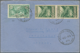 Andorra - Französische Post: 1935/1962, 10 Covers And Cards With Interesting Frankings, Mostly Sent - Other & Unclassified