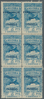 Andorra - Spanische Post: 1932, Not Issued Airmail Set Of 12 With Opt. 'FRANQUICIA DEL CONSELL' In A - Otros & Sin Clasificación