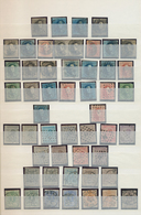 Belgien: 1849/1910, Mainly Used Collection On Stockpages, From 1st Issue, Also 1878 5fr. Brown (plus - Autres & Non Classés