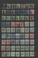 Belgien: 1849/1920, Collection/assortment Of Apprx. 320 Stamps On Stockpages, From Medaillons/semi-c - Other & Unclassified