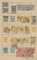 Bosnien Und Herzegowina: 1879/1918, Used And Mint Acumulation/collection Of Apprx. 2280 Stamps, Neat - Bosnia Herzegovina