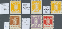 Dänemark - Grönländisches Handelskontor: 1915-33: Group Of 19 Mint Icebears, With 15 Singles And A B - Altri & Non Classificati