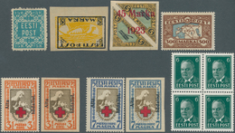 Estland: 1918-1940's + 1991-2001: Comprehensive Collection Of Mint And Used Stamps And Souvenir Shee - Estonie