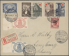 Finnland: 1926/1952, A Lovely Assortment Of More Than 80 Entires, Showing Many Attractive Frankings, - Neufs