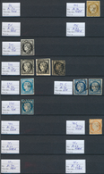 Frankreich: 1849-1990's: Collection Of Mint And Used Stamps From First Issue In Four Big Stockbooks, - Other & Unclassified