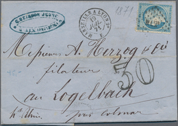 Frankreich: 1871/1945 (ca.), Interesting Lot Of Ca. 90 Covers, Postcards And Postal Stationeries, Ma - Other & Unclassified