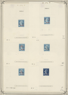 Frankreich: 1927, CAISSE D'AMORTISSEMENT, Complete Set Of 99 Numbered Essais, Epreuve De Luxe Showin - Autres & Non Classés