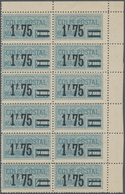 Frankreich - Postpaketmarken: 1926, Colis Postal (Majoration) 2.00fr. Blue Surcharged ‚1 F. 75‘ In A - Autres & Non Classés