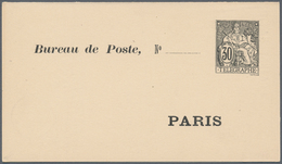 Frankreich - Ganzsachen: 1878/1884, Lot With 16 Different Mint Postal Stationeries, Comprising Postc - Autres & Non Classés