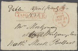 Großbritannien - Vorphilatelie: 1838/1839, HOUSE OF COMMONS, Collection Of 120 Fronts Of Covers Ex 1 - ...-1840 Préphilatélie