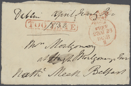 Großbritannien - Vorphilatelie: 1838/1839, HOUSE OF COMMONS, Collection Of 120 Fronts Of Covers Ex 1 - ...-1840 Vorläufer