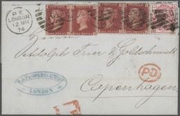Großbritannien: 1836/1946: 77 Better Covers And Postal Stationeries Including Pre-philatelic, Used A - Otros & Sin Clasificación