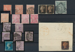 Großbritannien: 1840/1940 (ca.), Mainly Used Lot On Stockcards With Main Value In The QV Issues Incl - Other & Unclassified