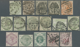 Großbritannien: 1847/1920 (ca.), Accumulation On Stockcards In Box With Majority In QV And KEVII Iss - Otros & Sin Clasificación