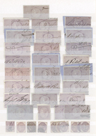 Großbritannien - Stempelmarken: 1860/1880, Lot Of 37 Stamps, Mainly 6d. Reddish Lilac (SG Design F10 - Fiscale Zegels