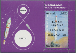 Großbritannien - Regionalmarken: NAGALAND: 1965/1975 (ca.), Accumulation With Several Hundreds Of Sh - Unclassified