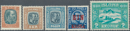 Island: 1902/1945, U/m Assortment Of Better Issues, E.g. 1902/1904 Definitives "Christian IX" 13 Val - Other & Unclassified