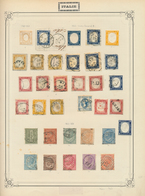 Italien: 1860/1930 (ca.), Used And Mint Collection On Album Pages In A Binder, Partly Collected Some - Mint/hinged