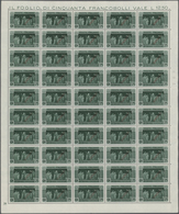 Italien: 1929, 1400 Anniversario "Montecassino Abbey", 25 C Verde With Overprint "SAGGIO" (="specime - Ungebraucht