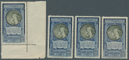 Italien: 1932, Dante Society, Airmail Stamps, 3l., 5l., 7.70l. And 100l. Four Copies Each And 10l. T - Neufs