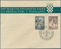 Jugoslawien: 1919/1963, Assortment Of 24 Covers/card (mainly F.d.c.), E.g. 1933 PEN Congress, 1941 S - Gebruikt