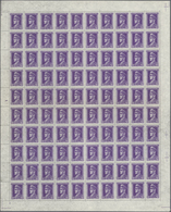 Kroatien: 1943/1944, Definitives "Ante Pavelic", 0.25k. To 100k., Complete Set Of 20 Values In (fold - Kroatien