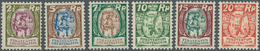 Liechtenstein: 1924/1927, Freimarken ‚Winzer Und Schloßhof Vaduz‘ Kompletter Satz (6 Werte) Bestand - Covers & Documents