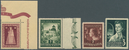 Liechtenstein: 1936/1998, Bis Auf Block 5 In Den Hauptnummern Augenscheinlich Komplette Postfrische - Lettres & Documents