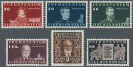 Liechtenstein: 1940, 100. Geburtstag Von Fürst Johann II. Bestand Mit 25 Kompletten Sätzen Dabei Auc - Covers & Documents