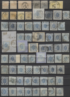 Luxemburg: 1859/1863, IMPERF. ISSUE, Specialised Collection/assortment Of 218 Stamps, Comprising All - Cartas & Documentos