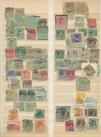 Luxemburg - Stempel: 1910/1960 (ca.), Accumulation Of Apprx. 2000 Stamps Of Various Issues And Well - Maschinenstempel (EMA)