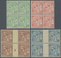 Monaco: 1901, Prince Albert I. Definitives Set Of Four 5c. Pale Green To 25c. Blue In A Lot With 29 - Nuevos