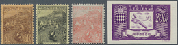 Monaco: 1919/1980 (ca.), Mint And Used Assortment On Stockcards, E.g. 1919 War Orphans Complete Set - Nuevos