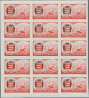Monaco: 1942, Airmails, 5fr. To 100fr., 25 IMPERFORATE Sets Within Units, Unmounted Mint. Maury PA2/ - Neufs