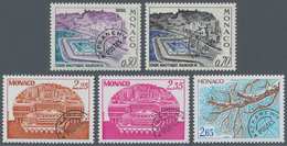 Monaco: 1964/1980, PRE-CANCELS Duplicates Of Five Issues In Complete Sets In Different Quantities On - Unused Stamps