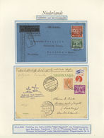 Niederlande: 1925/1945 Ca., Attractive Collection With Ca. 80 Covers, Comprising Various Aspects Of - Briefe U. Dokumente