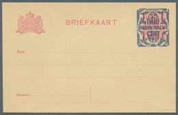 Niederlande - Ganzsachen: Ca 1920: Ca 26 Verschiedene Nicht Verausgabte Überdruckprovisorien Von Gan - Material Postal