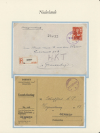 Niederlande - Stempel: 1945/1946, EMERGENCY CANCELLATIONS, Collection With Ca. 30 Covers, Comprising - Marcofilia