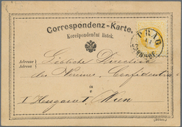 Österreich - Ganzsachen: 1869/1882, Spezialsammlung Mit Ca.210 Gebrauchten Und Ungebrauchten Ganzsac - Altri & Non Classificati